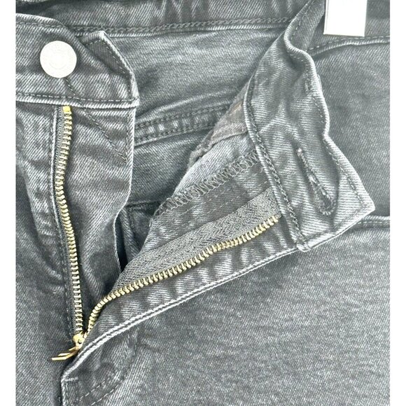 Levi's 502 Mens Jeans Premium Big E Denim Tapered Stretch Black Size 30x30 - Picture 6 of 16